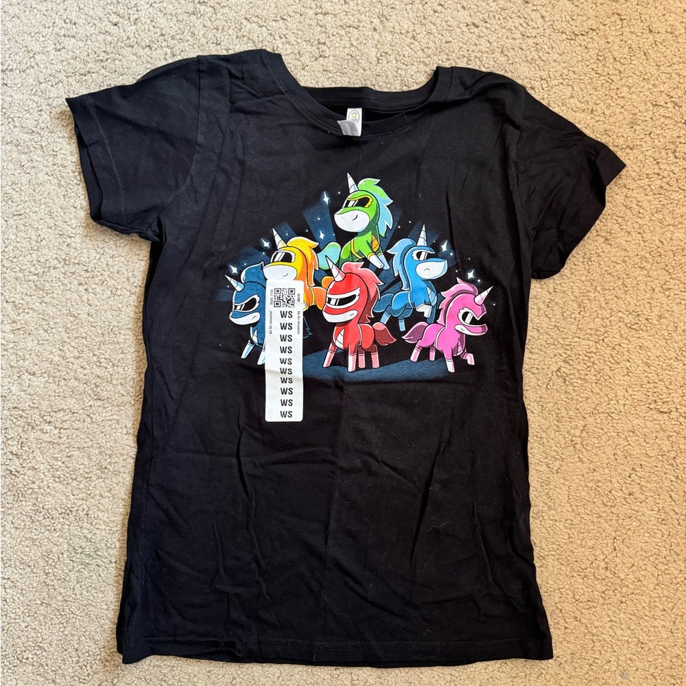 Teeturtle Power Rangers Unicorns Tshirt